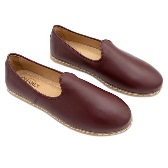 charix Other - Charix Comfort Travel Office Men's Bordeaux Leather Slip-On Shoes size 10.5-11